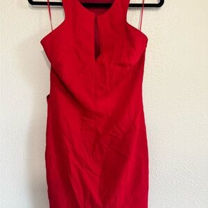 Robert Rodriguez Vibrant Red Mini Dress